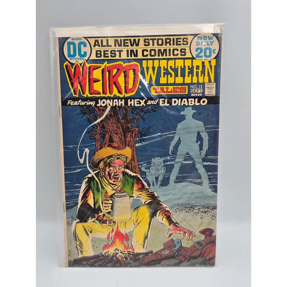 DC Weird Western Tales Comic No 13 Sept 1972 Jonah Hex El Diablo Good Condition